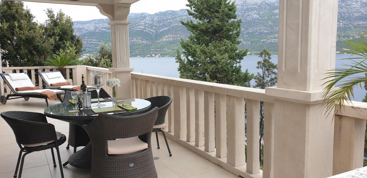 Villa Jade Apartments Front Row Sea View - Walk To Korcula Old Town Medvinjak Eksteriør billede