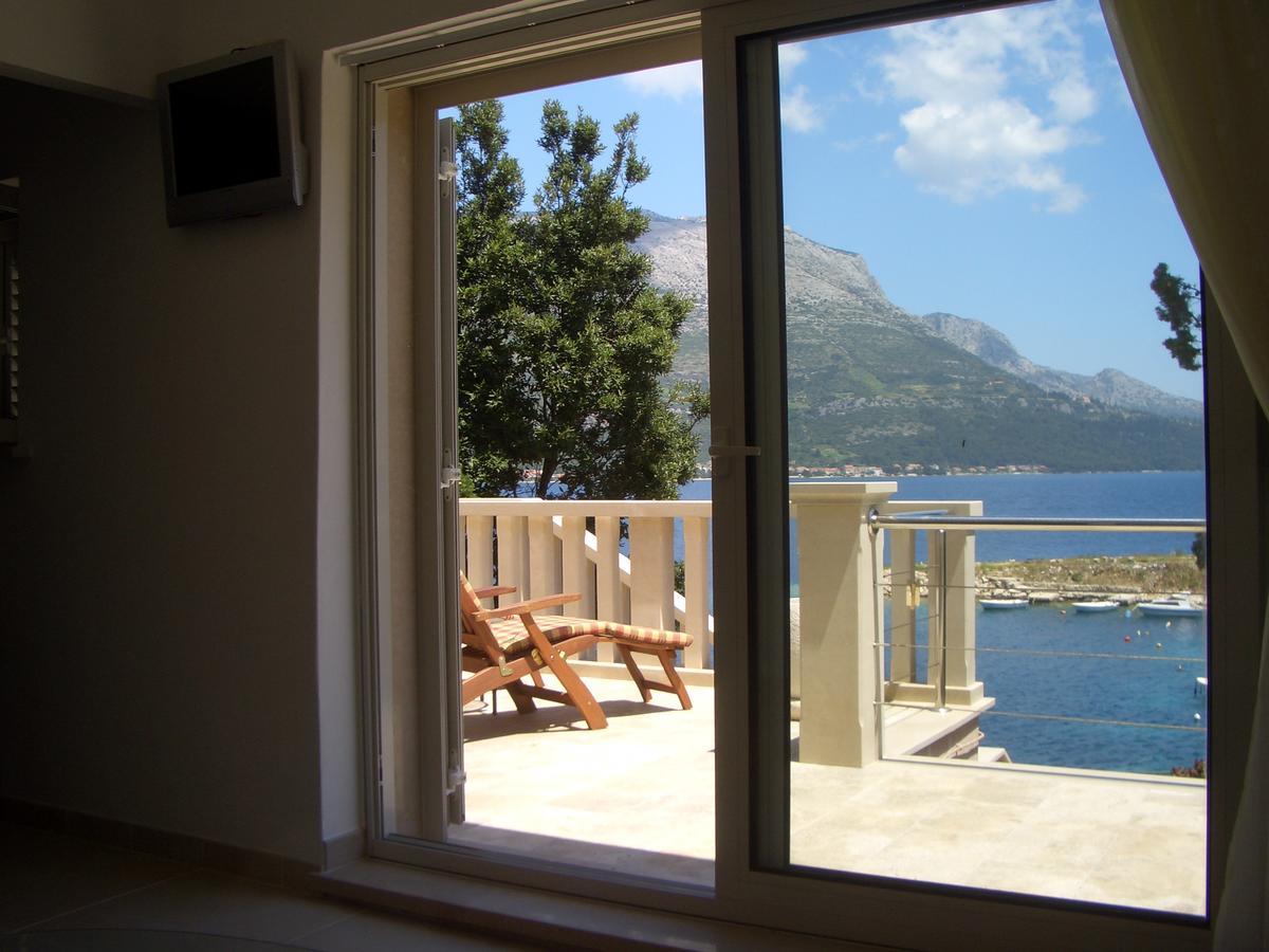 Villa Jade Apartments Front Row Sea View - Walk To Korcula Old Town Medvinjak Eksteriør billede