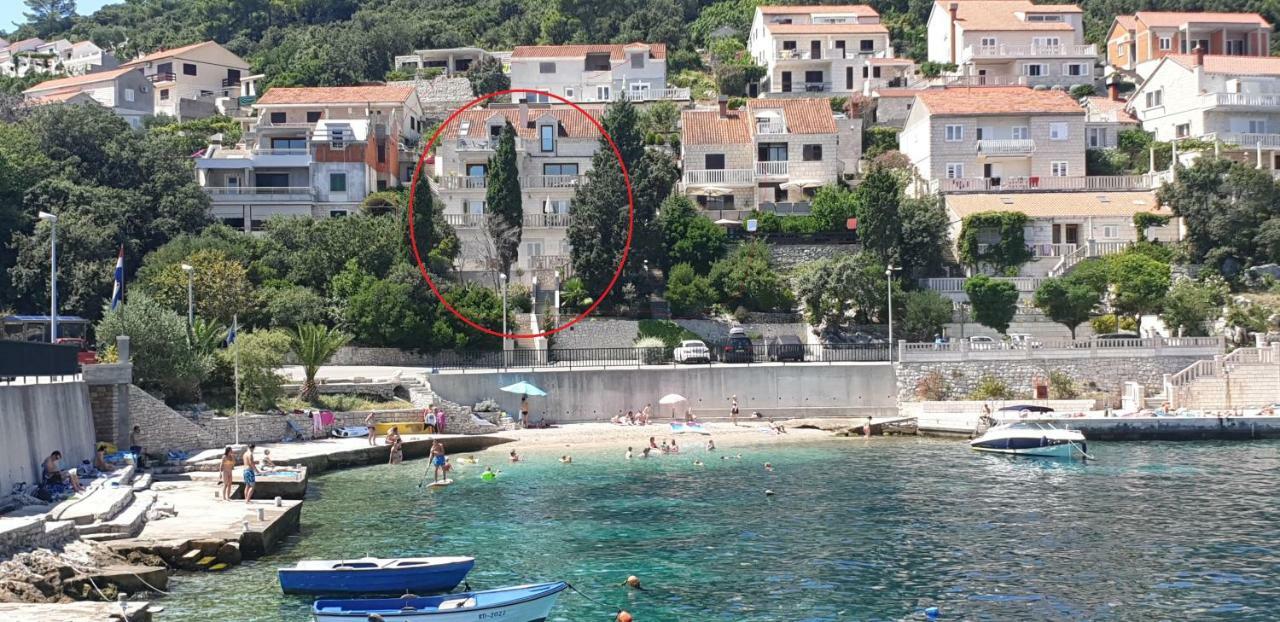Villa Jade Apartments Front Row Sea View - Walk To Korcula Old Town Medvinjak Værelse billede